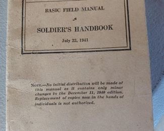 WW2 U.S. Field Manual