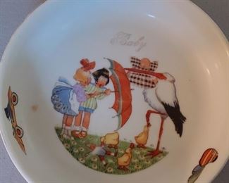 Old Czechoslovakian Baby Dish