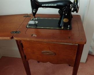Old Sewmor Cabinet Sewing Machine