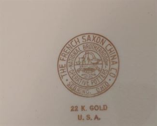 French Saxton China