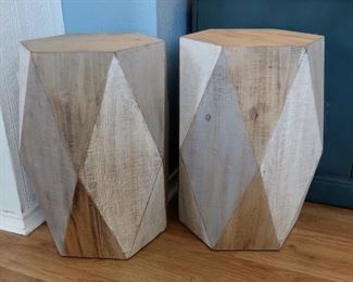 Wood Accent Tables-Very Stylish