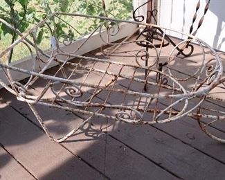 Vintage Iron Wheelbarrow