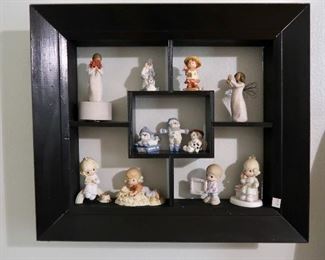 Cute Shadowbox, Precious Moments and Willow
