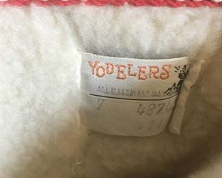 Yodelers Size 7 Tag