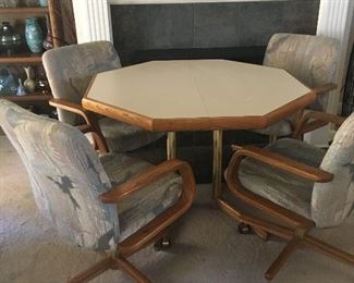Retro Dining Table and Chairs