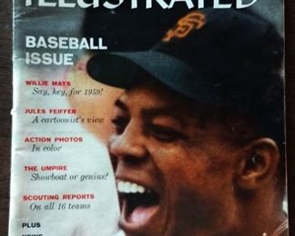 Vintage Sports Illustrated Magazine- Willie Mays Cover