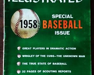 Vintage Sports Illustrated Magazine- 1958 Baseball Issue