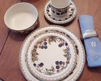 Goebel's Blackberry dinnerware