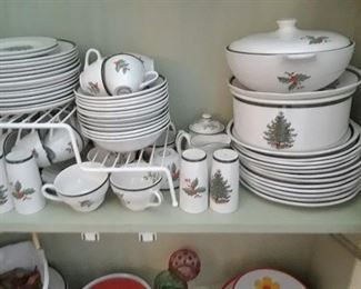 Christmas dishes by Spode