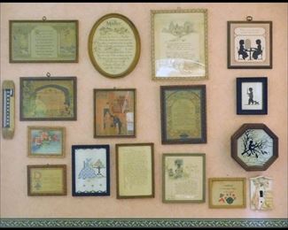  Antique Framed Verses for Mothers, Friends and more.