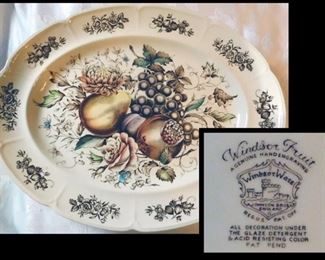  Windsor Fruit 14.5" Oval Platter.