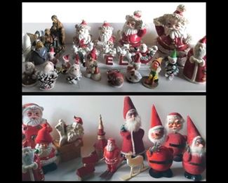 Ho! Ho! Ho! Many Vintage Santas. 