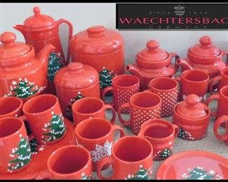 Waechtersbach Christmas Dishes.