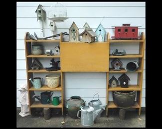 Birdhouses, Watering Cans, Pots and More.