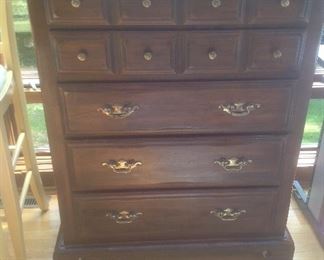 Chest of drawers measures 38" wide x 30" deep x 47" high,  presale $75