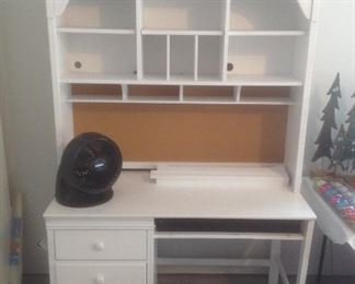 Desk with shelving....two pieces.