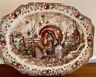 Thanksgiving is coming! And we have your Johnson Brothers classic turkey platter!