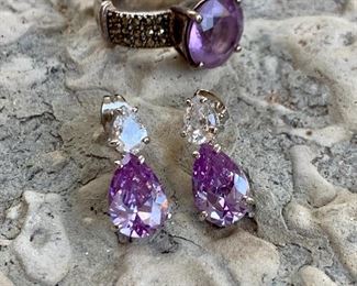 Pretty purple jewels.