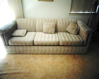 Sofa with matching pillows