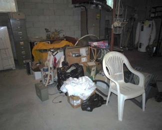 Treasuring hunting in the basement . . .
