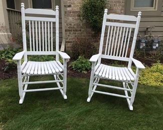 Cracker Barrel Wooden Rockers