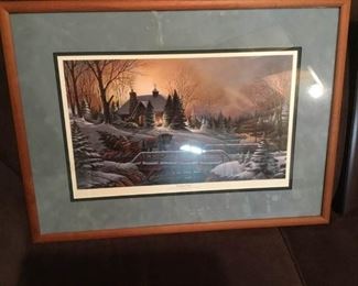 Kinkade and Redlin Prints