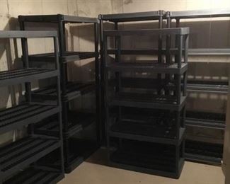 Plastic Storage Shelves