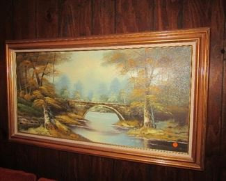 more original oils plus lots of other framed art