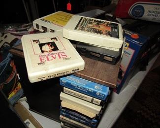 vintage 8 track tapes