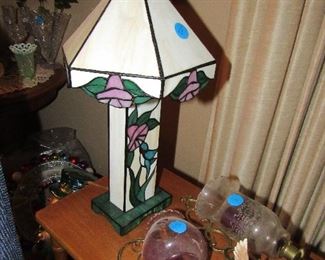 leaded glass lighting