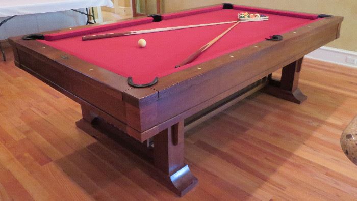 Brunswick pool table (hiring experienced pool table movers highly recommended)