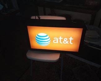 Double Sided at&t sign $40