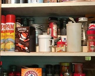Spices and pantry necessities