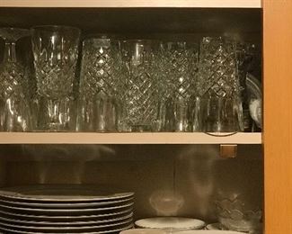 Plates and glasses