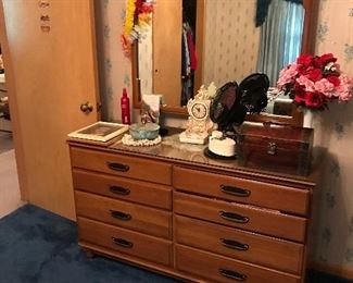 Dresser with mirror