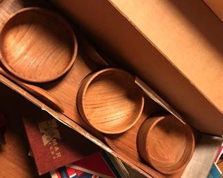 Teal bowls