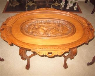 Carved Server Table