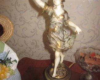 Vintage Mythology Figural Lighting Pair