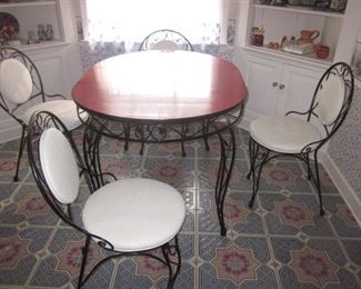 Vintage Iron Dining Set 