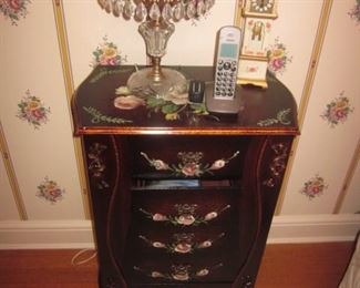 Hand Painted Chest & Lighting