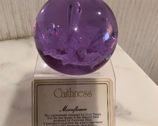 Caithness Glass Whitefriars paperweight