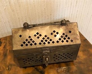 Brass Pierced box