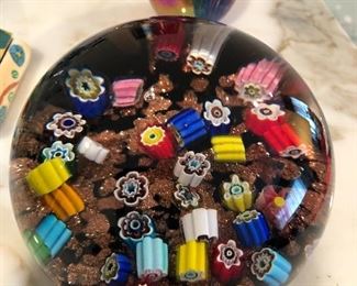 Millefiore paperweight