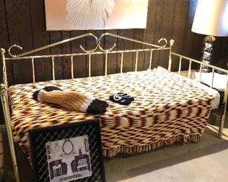 Brass day bed