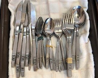 Madeiri vintage flatware service for 8