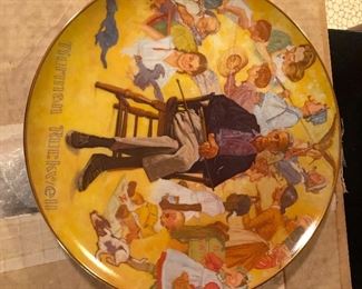 Norman Rockwell plate