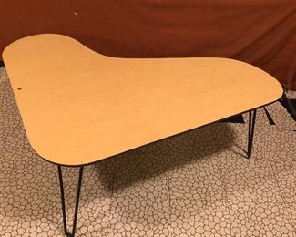 Mid Century Formica Coffee table with Hairpin legs