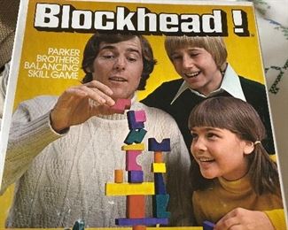 Blockhead vintage game