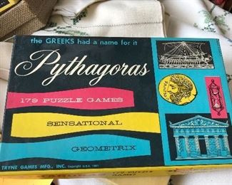 1961 Pythagoras 179 Puzzle Game - Tryne Games