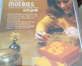 1973 Alex Randolph’s MOEBIES Springbok Adult Puzzle Game Vintage Mod